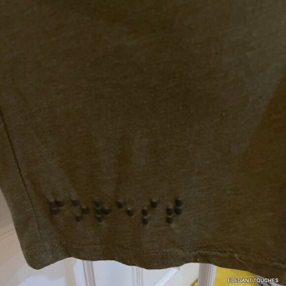 Two Blind Brothers Perspective T-Shirt L Green Adult Crew Relaxed Graphic Tee - Picture 4 of 7